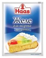 HAAS Желе для торта прозрачное, 50 шт. по 11г