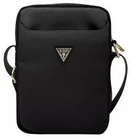 Guess Сумка Guess Nylon Tablet bag with Triangle metal logo для планшета до 8", черная