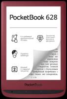 6" Электронная книга PocketBook 628 1024x758, E-Ink, 8 ГБ, красный