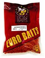 Пеллетс карповый долгорастворимый LION BAITS Carp pellets Тутти-Фрутти (оранжевый) 6 мм - 1 кг