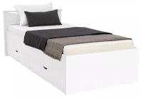 Кровать Боровичи-Мебель Мелисса с ящиками белый 205х100х85 см