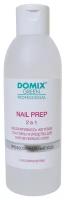 Domix Green Professional Обезжириватель ногтевой пластины и средство для снятия липкого слоя Nail Prep 2 в 1 200 мл