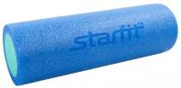 Ролик для йоги и пилатеса STARFIT Core FA-501 15x45 см, синий пастель