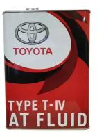 Трансмиссионное масло Toyota ATF Type T-IV 4л (08886-01705)