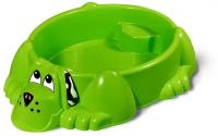 Песочница пластиковая PalPlay Детская, мини-бассейн "Собачка", Зеленая F0000002934