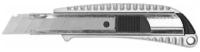 Нож канцелярский металлический, 18*100мм, автостоп, INGCO HKNS1807