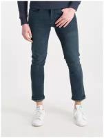 Джинсы Haze&Finn Sunrise Slim Fit Stretch Jeans размер 29, рост 34, blue black wash