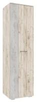 Шкаф двухстворчатый Интерьер-Центр Бостон ШК-600 дуб крафт серый / бетонный камень 60х50х212 см