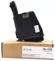 Тонер-картридж e-Line TK-1120 для Kyocera FS-1060, FS-1025MFP, FS-1125 (Чёрный, 3000 стр.)
