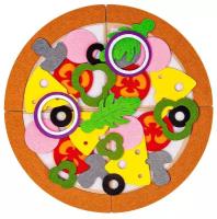 Игровой набор из фетра Пицца
