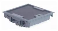 Legrand 089616 Напольная коробка с глубиной 75-105 мм неукомплектованная 24 модуля под покрытие серый RAL 7031