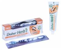 Набор Dabur Herb'l гвоздика зубная паста, 150 г + зубная щётка
