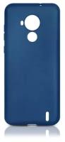 DF / Силиконовый чехол для телефона Nokia C30 DF nkCase-20 (blue) на смартфон Нокиа С30 / синий