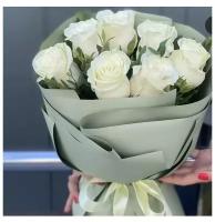 Букет живых цветов №51 Розы 7 шт. букет для девушки