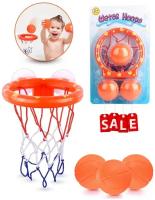 Игрушки для купания, баскетбольное кольцо с присоской, игрушка для ванной баскетбол, 3 мяча, подарок