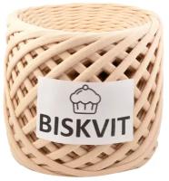 Пряжа BISKVIT трикотажная (Ваниль), Бисквит 100 % хлопок, для вязания корзин, сумок, ковриков