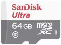 Карта памяти SanDisk Ultra microSDXC 64 ГБ Class 10, UHS-I, R 100 МБ/с