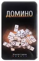 Настольная игра Домино в металлическом кейсе VITTOVAR