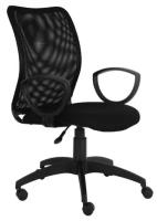 Кресло офисное бюрократ CH-599AXSN/TW-11 спинка черная сетка, сиденье черное TW-11
