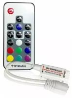 Контроллер светодиодной LED ленты LAMPER радио (RF) 72 W/144 W, 17 кнопок, 12 V/24 V