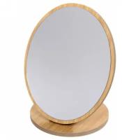 Зеркало настольное в деревянной оправе "High Tech - Fashion" овал, 17*20,5см