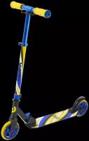Детский 2-колесный городской самокат Ridex Flow, синий/желтый