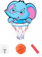 IBRICO / Детский баскетбол / Детские спортивные игры / Мультяшный баскетбол / Баскетбольное кольцо с мячиком и насосом