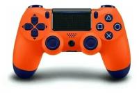 Геймпад игровой (джойстик) беспроводной для PS4/ПК - оранжевый