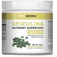 Спирулина aTech Nutrition Spirulina Nutrient Superfood, банка, 200 г