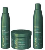 ESTEL Косметический набор для интенсивного восстановления волос CUREX THERAPY (шампунь, бальзам для волос, маска)