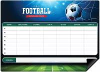 Магнитный планер расписание уроков с маркером А4 ArtSpace "Пиши-Стирай. Football"