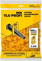 Зажим для укладки плитки TLS Profi TLS12017/TLS42020/TLS62021, желтый, 500 шт