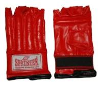 Шингарты (кожа) снарядные перчатки красный L
