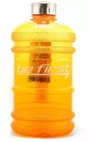 Бутылка Be First TS 220 с логотипом, 2200 мл, прозрачный/оранжевый