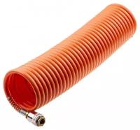 Шланг PE полиэтиленовый спиральный 6,5 х 10мм х 5м с быстросъемами, 0-12 Bar AUTOMASTER