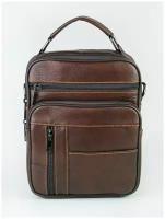 Мужская сумка через плечо, натуральная телячья кожа, Сумка планшет мужская для документов