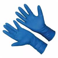 Перчатки нитриловые синие, размер M, 100 шт