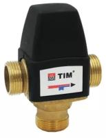 Трехходовой смесительный клапан термостатический Tim BL3110C02 муфтовый (НР), Ду 15 (1/2"), Kvs 1.2