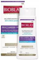 Bioblas Шампунь для всех типов волос против выпадения с экстрактом виноградных косточек и биотином, 360 мл