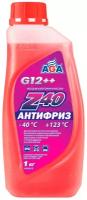 Антифриз AGA Z40 (-40) красный 1 кг G12++