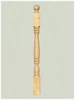 Столб деревянный для лестниц / Англия / Сорт-АВ / 75х75х1160 мм