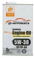 Моторное масло AUTOBACS ENGINE OIL SYNTHETIC 5W-30 SP GF-6A 1л