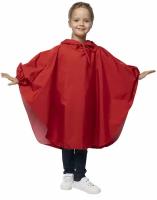 Детский Дождевик для девочки красный на рост 116-122 см