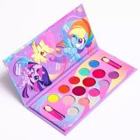 Набор косметики "Пинки Пай", My Little Pony, тени: 10 цветов по 1,3 грамма, блеск для губ: 4 цвета по 0.8 грамм, для девочек