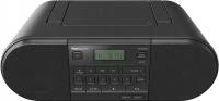 Аудиомагнитола Panasonic RX-D550E-K черный 20Вт/CD/CDRW/MP3/FM(dig)/USB/BT
