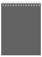 Блокнот А6 60л. на гребне BG "Для конференций", серый (арт. 325179)