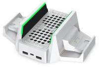 Dobe Подставка с системой охлаждения и функцией зарядки геймпадов для Xbox Series S (TYX-0663) белый