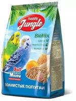 Корм Happy Jungle для волнистых попугаев, 500 гр