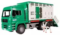 Фургон Bruder MAN для перевозки животных с коровой (02-749) 1:16 52 см